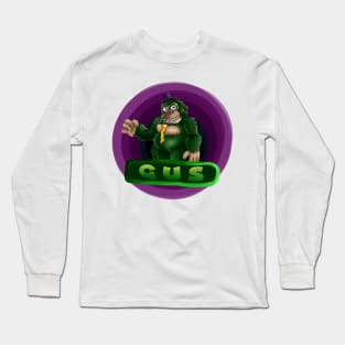 Gus green gorilla animatronic plush logo Long Sleeve T-Shirt